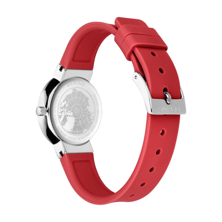 Bering Classic Polished Red Quartz Watch 10129-503