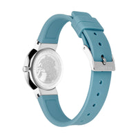 Bering Classic Polished Silver Blue Quartz Watch 10129-708