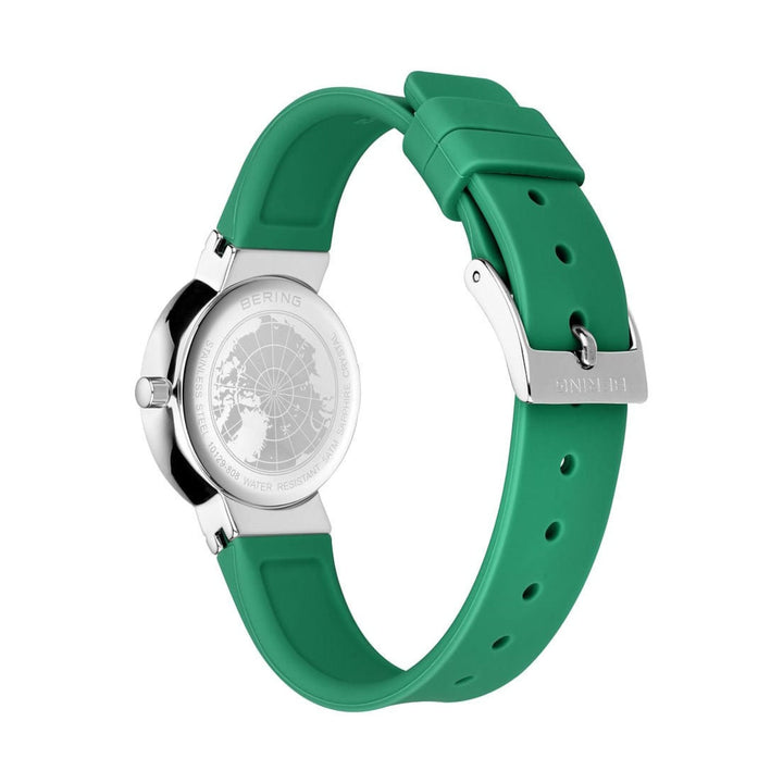 Bering Classic Polished Green Quartz Watch 10129-808 - Michael Jones Jeweller