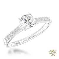 Skye Classic Round Solitaire 0.50ct E VS2 Diamond Platinum Ring