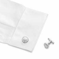 Montblanc Cufflinks Star Snowcap Emblem Steel