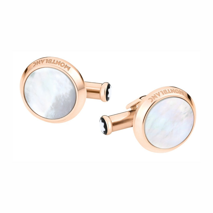 Montblanc Cufflinks Meisterstück Mother of Pearl - Michael Jones Jeweller