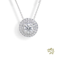 Bonaire 0.40ct D SI1 Diamond White Gold Pendant