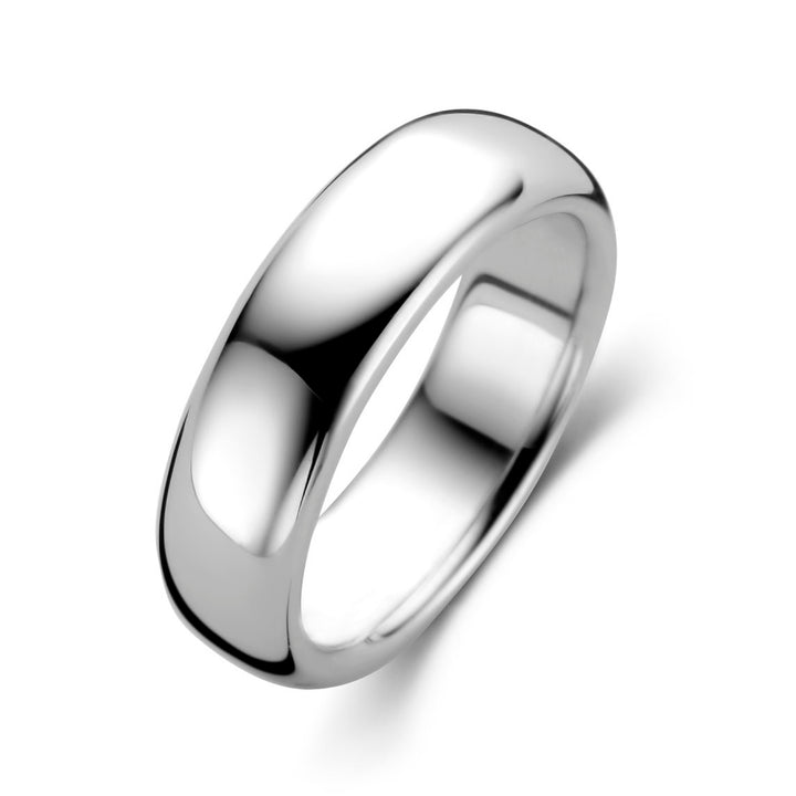 Ti Sento Silver 7mm Band Ring