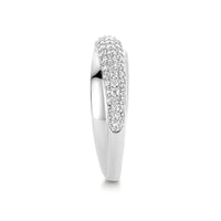 Ti Sento Cubic Zirconia Two Strand Ring