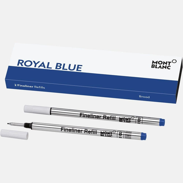 Montblanc Refills 2 Fineliner Broad Royal Blue - Michael Jones Jeweller