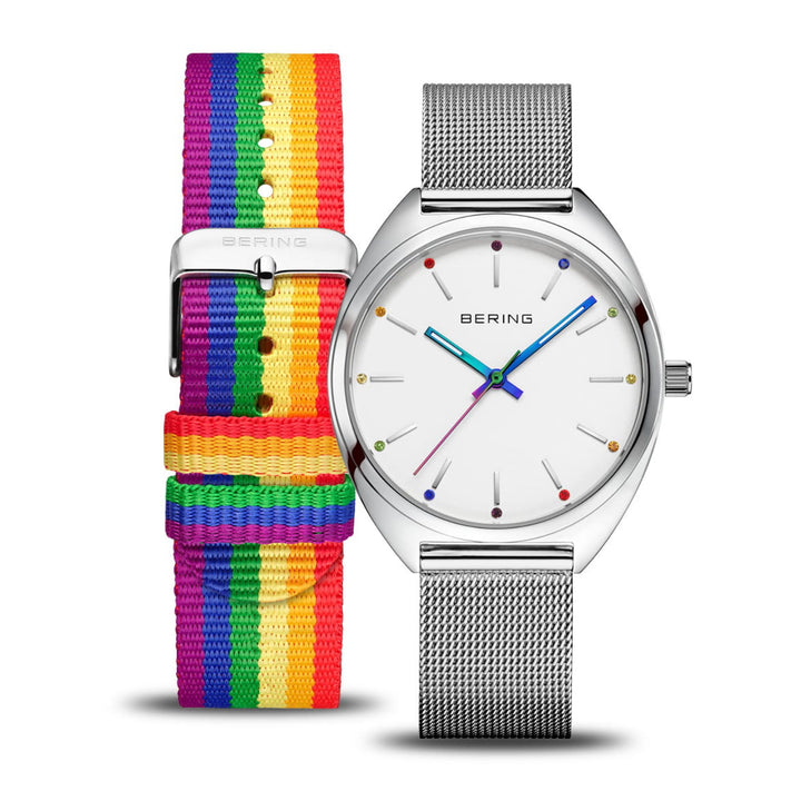 Bering Classic Freedom Rainbow Quartz Watch 127220-36-000 - Michael Jones Jeweller