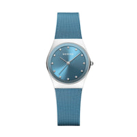 Bering Classic Polished Blue Crystal Quartz Watch 12927-308