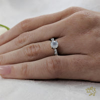 Skye Classic Round Solitaire 0.50ct E VS2 Diamond Platinum Ring