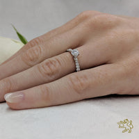 Petite Skye Classic Round Solitaire 0.20ct F VS Diamond Platinum Ring - Michael Jones Jeweller