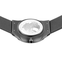 Bering Polished/Brushed Grey Solar Watch 14442-077 - Michael Jones Jeweller