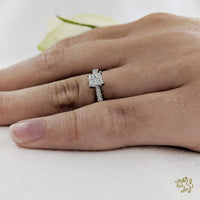 Skye Classic Princess Solitaire 0.50ct F VS2 Diamond Platinum Ring - Michael Jones Jeweller