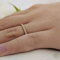 Skye Eternity Bridal 0.22ct Diamond Yellow Gold Ring