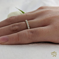 Skye Eternity Bridal 0.33ct Diamond Yellow Gold Ring - Michael Jones Jeweller