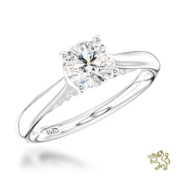 Oxford Solitaire 0.70ct G SI1 Diamond Platinum Ring