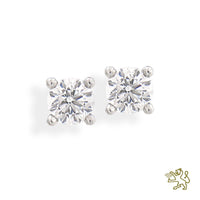 Open Tulip PL 0.50ct Diamond Platinum Earrings