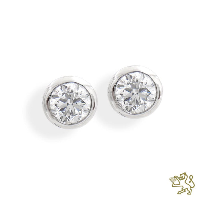 Lantau 0.80ct E SI1 Diamond Platinum Earrings