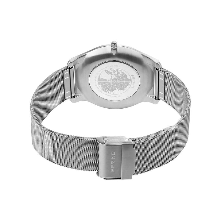 Bering Ultra Slim Polished/Brushed Silver Quartz Watch 18340-307