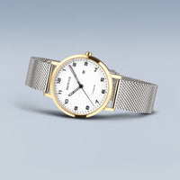 Bering Titanium Polished/Brushed Gold Quartz Watch 18634-010