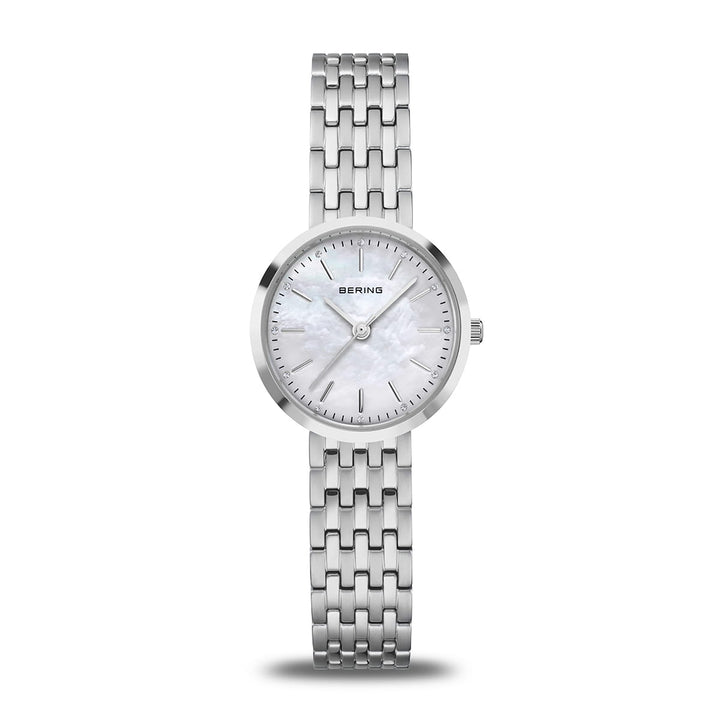 Bering Classic Polished Silver Quartz Watch 19126-700 - Michael Jones Jeweller