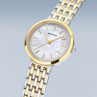 Bering Classic Polished Gold Quartz Watch 19126-710