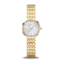 Bering Classic Polished Gold Quartz Watch 19126-734