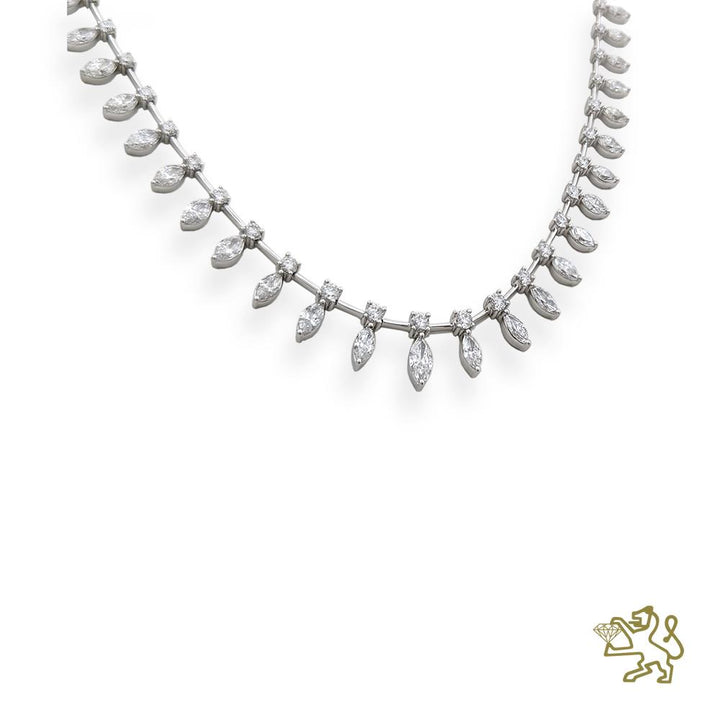 Starlight 6.00ct Diamond Platinum Necklace