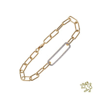 Love Links 0.50ct Diamond Yellow Gold Bracelet