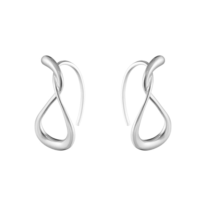 Georg Jensen MERCY Small Sterling Silver Earrings - Michael Jones Jeweller