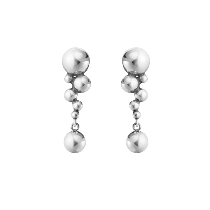 Georg Jensen MOONLIGHT GRAPES Sterling Silver Drop Earrings