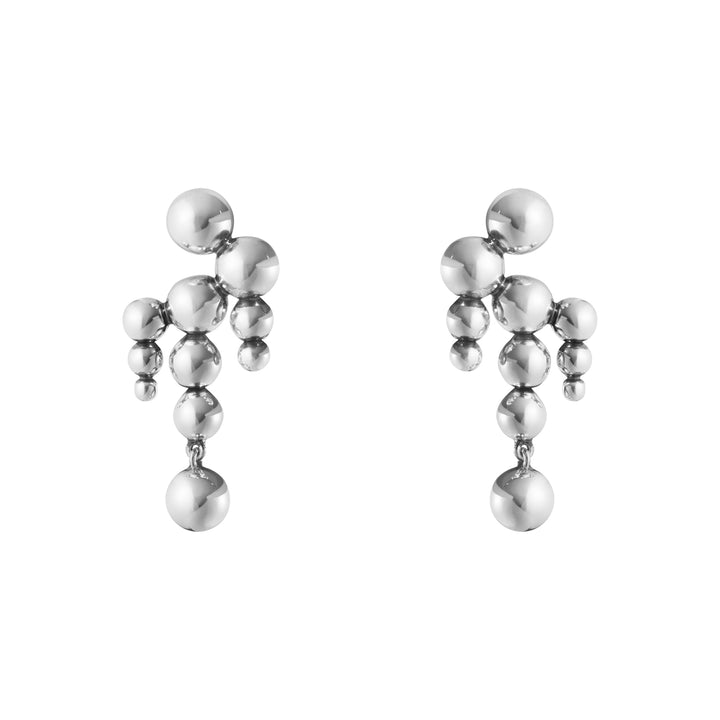 Georg Jensen MOONLIGHT GRAPES Sterling Silver Chandelier Earrings