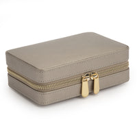 WOLF Palermo Pewter Zip Travel Jewellery Case - Michael Jones Jeweller