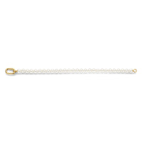 Ti Sento Yellow Gold Plated Synthetic Pearl Bracelet