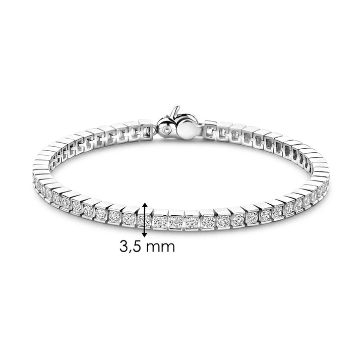 Ti Sento Cubic Zirconia Tennis Bracelet