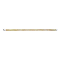 Ti Sento Yellow Gold Plated Cubic Zirconia Tennis Bracelet