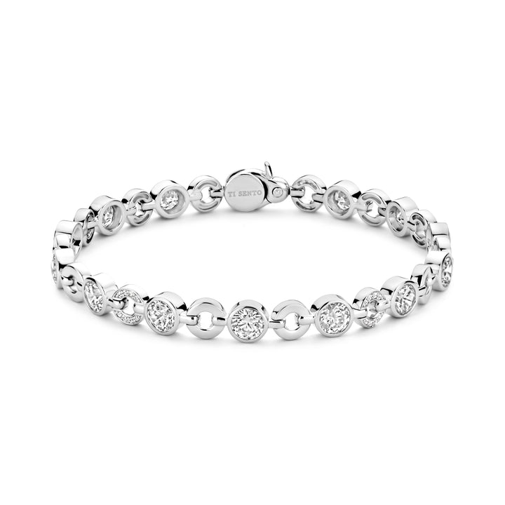 Ti Sento Cubic Zirconia Tennis Bracelet