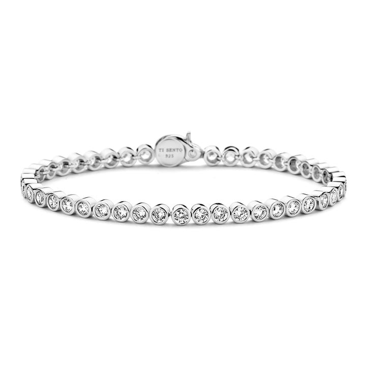 Ti Sento Cubic Zirconia Silver Bracelet