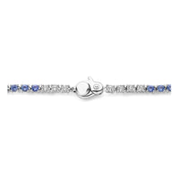 Ti Sento Blue Cubic Zirconia Tennis Bracelet