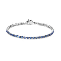 Ti Sento Blue Cubic Zirconia Tennis Bracelet