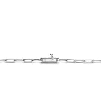 Ti Sento Silver Oval Link Necklace - Michael Jones Jeweller