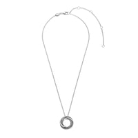 Ti Sento Textured Intertwined Circle Necklace