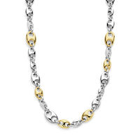 Ti Sento Yellow Gold Plated Cubic Zirconia Coffee Bean Necklace