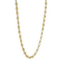 Ti Sento Yellow Gold Plated Coffee Bean Link Necklace - Michael Jones Jeweller