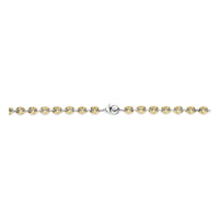 Ti Sento Yellow Gold Plated Coffee Bean Link Necklace - Michael Jones Jeweller