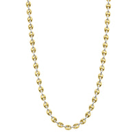 Ti Sento Yellow Gold Plated Coffee Bean Link Necklace