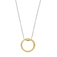 Ti Sento Yellow Gold Plated Cubic Zirconia Serpent Necklace - Michael Jones Jeweller