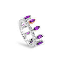 Clogau Celebration Crown Amethyst Ring