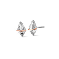 Clogau Sounds of the Sea Stud Earrings - Michael Jones Jeweller