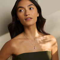 Clogau Nature's Wonder Sterling Silver Beachcomber Layered Necklace with Pearl - Michael Jones Jeweller