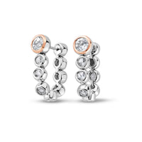 Clogau Celebration Drop-Hoop Earrings - Michael Jones Jeweller